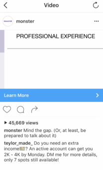 Monster ad