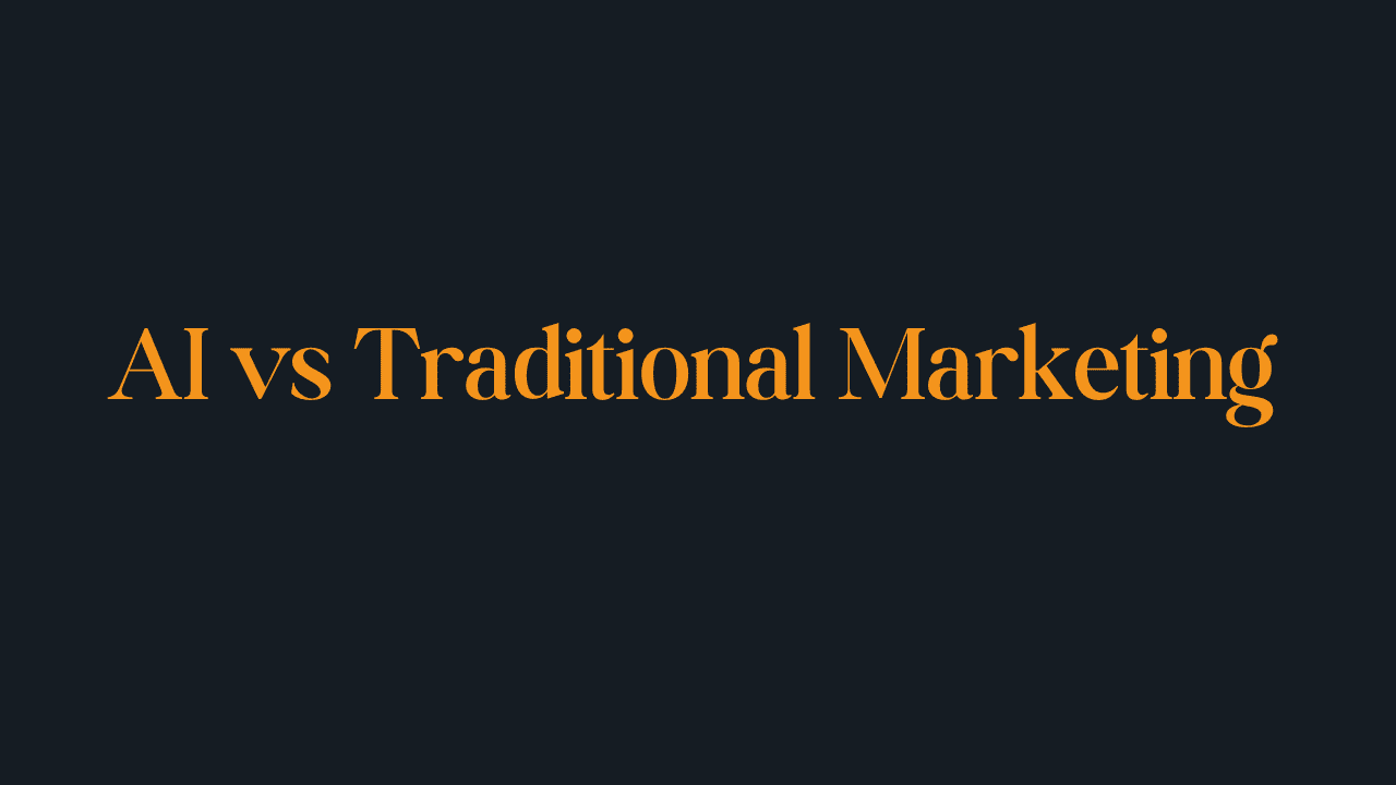 AI vs Traditional Marketing